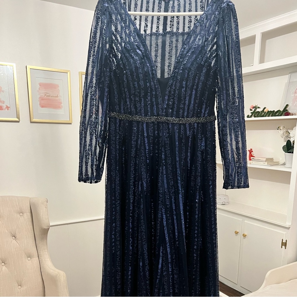 Long sleeve formal dress